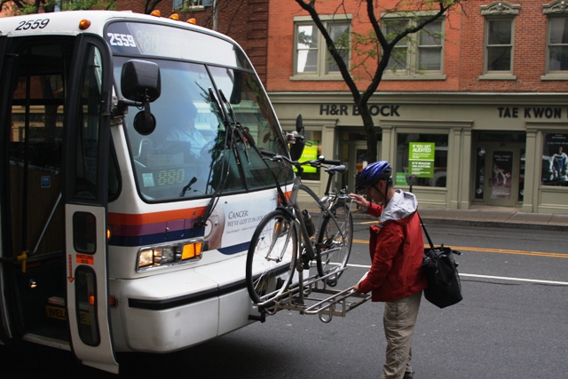 NJTransit Bus with Bike Rack
